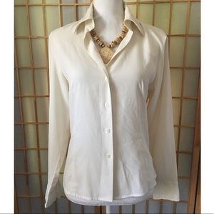 Button Down Career Top